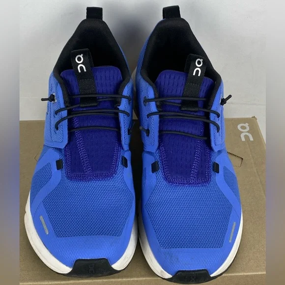 On Runninh Cloud Sky sneakers are lightweight, blue agile running shoes size Y6 - Picture 4 of 11